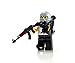 Battle Brick Mercenary Soldier Custom Minifigure | Genuine Military Minifig | 1.6 Inches Tall | Great Gift for Ages 10+ to Adult AFOL