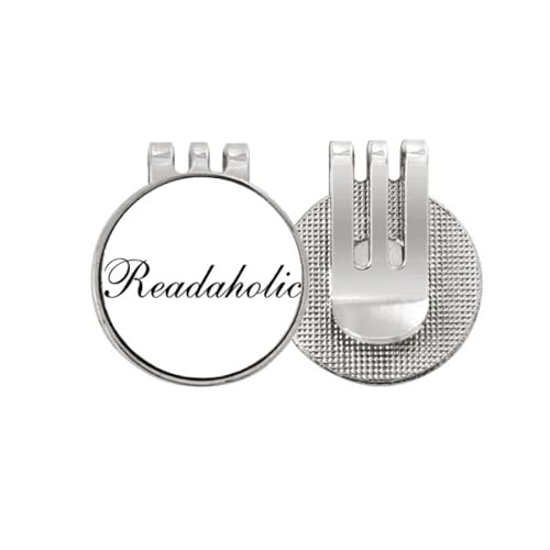 Marqueur de balle de golf magnétique émaillé Readaholic pour green
