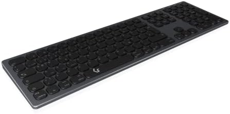 RaidSonic Keysonic Clavier sans Fil Bluetooth pour Windows/MacOS/Android, Disposition QWERTY française, Noir
