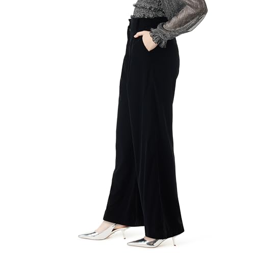 Women's Aminah High Rise Wide Leg Trouser Pant Standard2