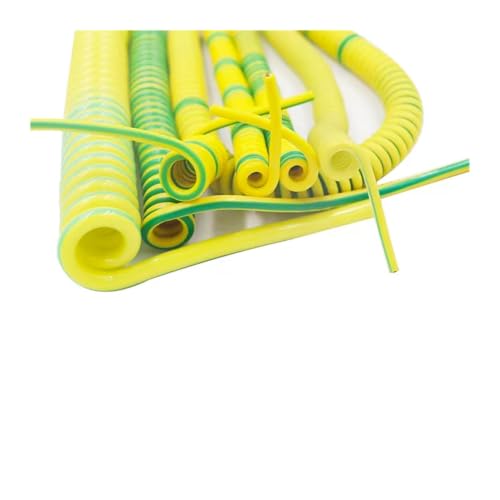 Cable de tierra de cobre retráctil amarillo-verde con núcleo único 6