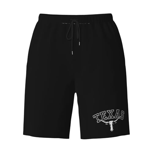 Texas Longhorn Lone Star State Texas Strong Mens Swim Trunks Quick Dry Board Shorts 7" - Hawaii Beach Swimwear2