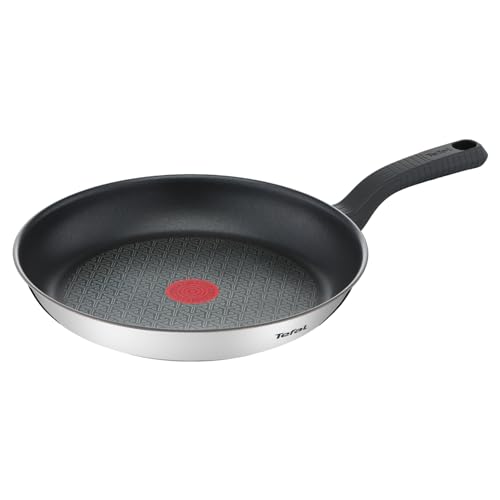 Tefal Comfort Max Stainless Steel Frying Pan 30 cm, Thermo-Spot