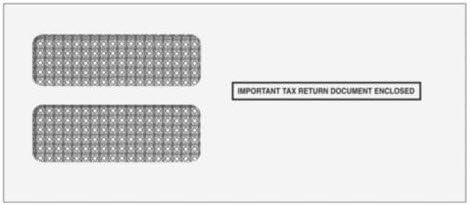 IRS Approved 1099 Tax Envelope for high-Speed Processing Machines - 500 Envelopes