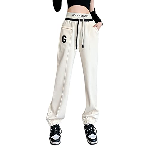 Pantalon de jogging polaire contre le froid sport femme S blanc