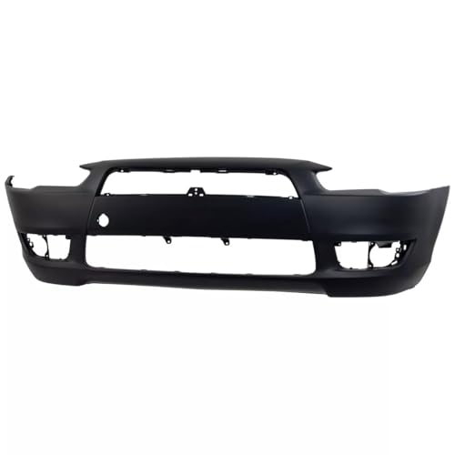 Image of FitParts Compatible with Mitsubishi Lancer 2008-2015 Front Bumper Cover | Primed, Without air dam holes, Ready to Paint, OEM 6400D172, MI1000324