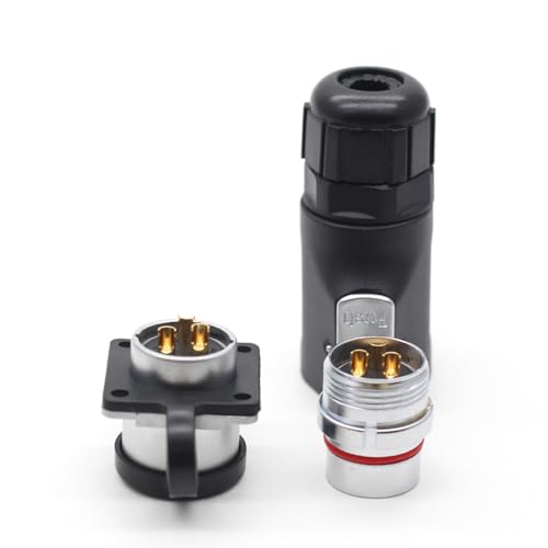 Conector industrial XHP20 3 pines 30A 500V impermeable miniatura 5