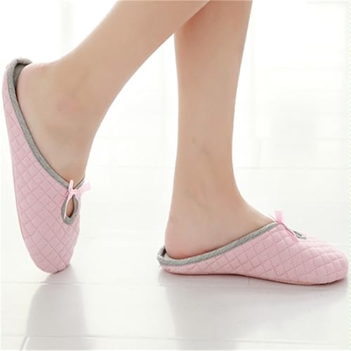 Slippers for Hospital Delivery, Wide Comfy Postpartum Slippers for Women, Soft Cotton, Non Slip, Noise Reducing Indoor House Shoes3