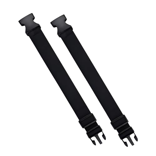 Nzexlyva 2 PCS Backpack Chest Strap, Adjustable Rucksack Chest Straps with Clips, Quick Release Buckle for School Bag Outside Travel Hiking Jogging Biking, Extender Strap Luggage Suitcases