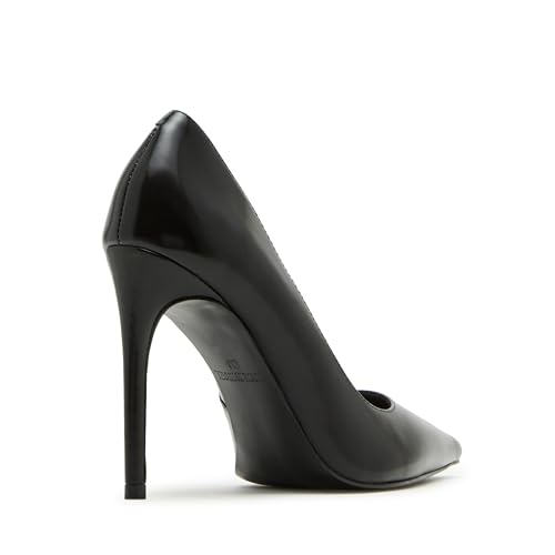 Steve Madden Women's Noir Pump, Black Leather, 7 by Steve Madden - Image 2