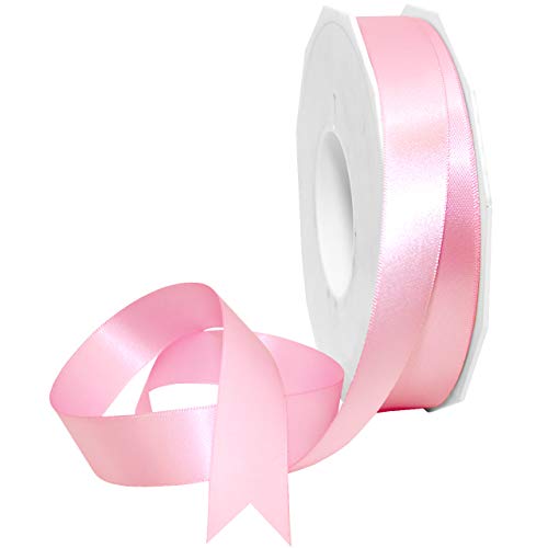 Image of Morex Ribbon 08822 /50-148 Double Face Satin Ribbon, 7 /8 inch x 50 Yd, Tulip