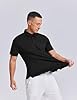 PINSPARK Mens Golf Shirt 3 Buttons Quick Dry Polo Shirts for Men Short Sleeve Casual Stylish Collared Polo Shirts #3
