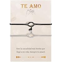SUNSH Regalos San Valentin Hombre Mujer - 2PCS Pulsera Mujer