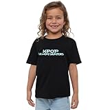 K-Pop Demon Hunters Full Colour Logo Kids T Shirt, Navy Camiseta, Negro, 7-8 años Unisex niños
