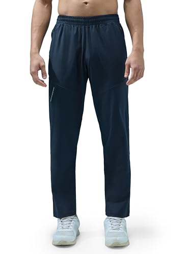 Image of TECHNOSPORT Men's Regular Fit Track Pant with SPF50+, Quick Dry Properties for Running, Gym, Sports and Regular Use