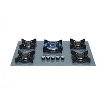 FISCHER COOKTOP GÁS 5 BOCAS TC INFINITY MESA VIDRO EIGER BIVOLT 26298-82005