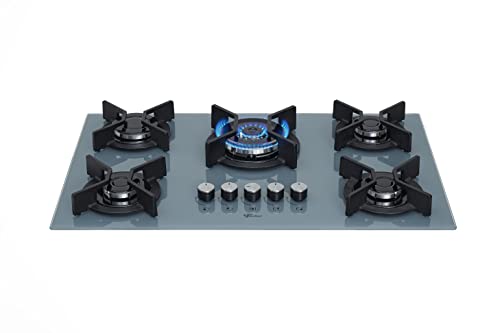 FISCHER COOKTOP GÁS 5 BOCAS TC INFINITY MESA VIDRO EIGER BIVOLT 26298-82005