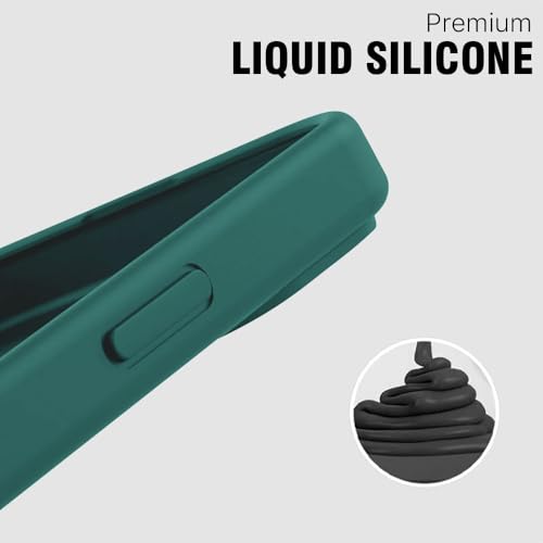 Image of WOW IMAGINE Slim Back Cover for Realme Narzo 60X 5G | Realme 11X 5G | 11X 5G | C67 5G | Blade Series Ultra Thin Case | Camera Protection | Soft Matte Silicone Flexible Mobile Case - Green