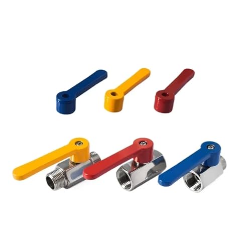 Vanne de plomberie inox 3/4 jaune pour couper l'eau sans effort - 4