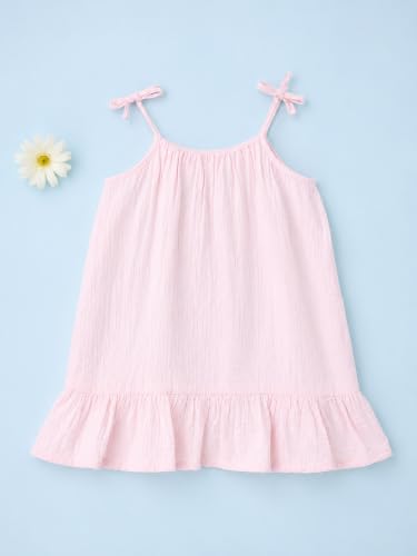 Image of Kidbea Cotton Girls Dress | Ultra-Soft Summer Wear Casual Dress for Kids