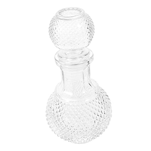 IMIKEYA Carafe à Whisky Créative Transparente 250 Ml En Verre Épais Améliore La Saveur Du Vin Usage Décoratif Et Dégustation