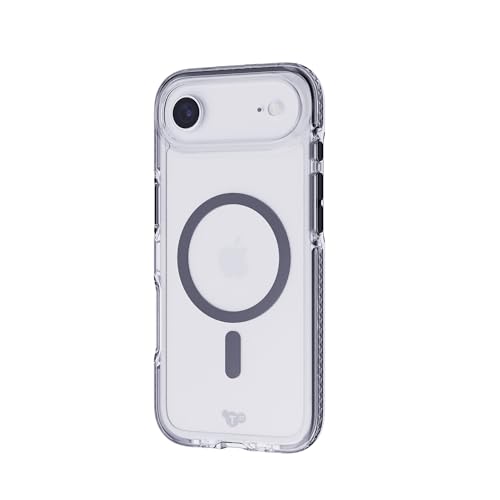 Protection iPhone 17 Slim Tech21 EvoCrystal transparente MagSafe