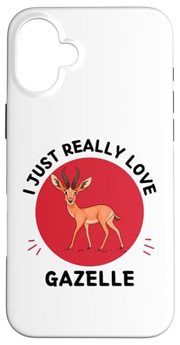 �J���C�C�K�[�� I Just Really Love Gazelle �������D�� �X�}�z�P�[�X iPhone 16 Plus �p