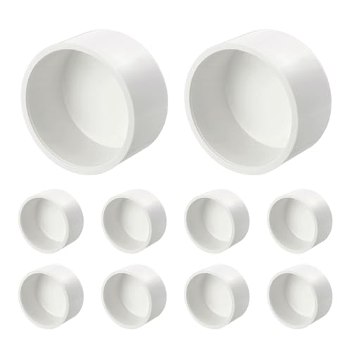 DTGN 10 pcs Capuchon final PVC 3" SCH40