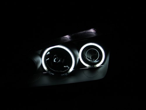Anzo Usa 121198 Ford Focus Black Clear Projector With Halos Headlight Assembly - (Sold In Pairs) #TOP2