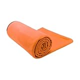 Vaveren Sleeping Bag Liner Traveling Accessories Business Thermal Jogging Adult Backpacking Sleeping Sack Sheet Travel Bed for Travel, Orange