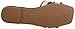 YOKI-ESSIE Women's Flat Sandals With Open Square Toe, Rust, 8.5 M US
