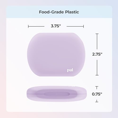 Image of PUL Aligner Care Convenience Kit - Case + 2 in 1 Tool for Invisalign, Retainers, Partial Dentures, Mouthguards and Night and More - Purple Case and 2 Packs of Purple Chewie Butt Aligners