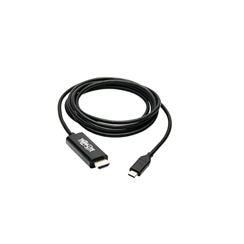 Tripp Lite Usb C To Hdmi Cable Adapter (M/Thunderbolt 3 Hdmi Cable Adapter, Gen 1, Converter On Hdmi End, 4K Hdmi @ 60 Hz, 4: Black, 6 Ft. (U444-006-H4K6Be) #TOP1