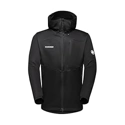 Mammut Ultimate VII SO Chaqueta con capucha Hombre...: Resistente al viento, robusto y se puede utilizar durante todo el año, exclusivamente con material Gore-Tex Infinium de 3 capas desarrollado por Gore-Tex Cómodo tejido elástico en 4 direcciones Tela delantera y trasera hecha de 100% poliéster recicla...