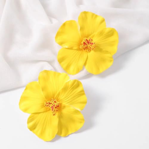 6 Pinzas de Flores Hawaianas Artificiales para Mujer miniatura 4