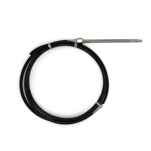 Sistema de dirección mecánica Motor fueraborda marino Cable de control del motor de lancha rápida(8Ft)