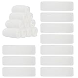 10 Pack Adult Cloth Diaper Inserts Liners for Incontinence Care- 5-Layer Absorbent Microfiber Reusable Liners for Overnight Protection, Comfort, Washable Cloth Diaper Inserts for Adults Elderly