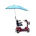 Sunshade Canopy for Mobility Scooters – UV & Rain Protection Electric Wheelchair Umbrella (Only Works with Scooters & Power Chairs Equipped with 1