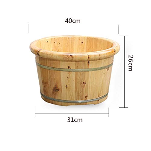 Balde de Madera para Spa de Pies 26 cm miniatura 5
