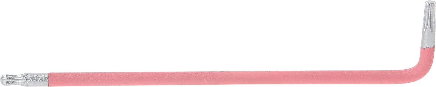 KS Tools 151.4271 Llave acodada Torx con cabeza de bola, XL, T10, rosa