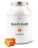 Shape World Shape Babe Mahlzeitenersatz in Pulverform (Salted Caramel) (1120g) | Idealer Mahlzeitersatz zum Abnehmen | Effektives Sättigungsgefühl | Effektives Sättigungsgefühl | Schnell Zubereitet