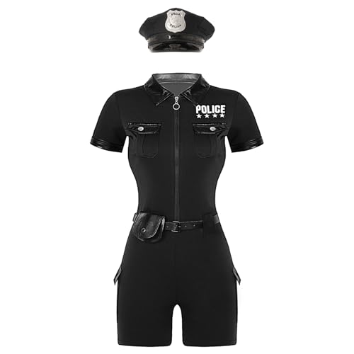 Déguisement policier adulte grande taille s-4xl pour en finir avec les costumes trop étroits