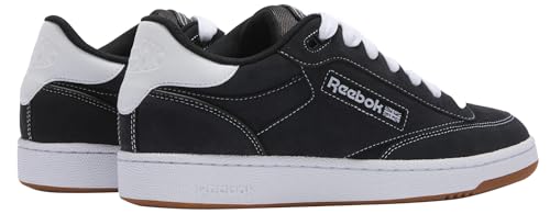 Reebok Unisex Low-Top Sneakers, Washedblack, Black and White, 10 US Women