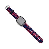 Women Men Compatible With Apple Watch Bands 38mm/40mm, 42mm/44mm, Red Lobster purple navy Adjustable Wristband Compatible For iWatch Series 5/4/3/2/1