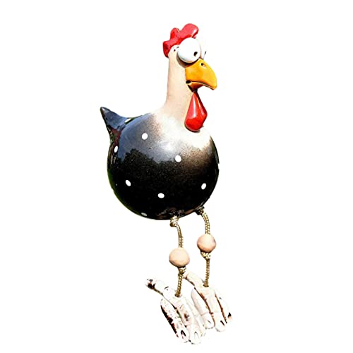 Felenny Poulet Figure Jardin Plug Résine Décor Coq Statue 3.3 * 11In 4 Couleurs à Choisir Jardin Décoration Poterie Figure En Plein Air Jardin Pelouse Décoration Intérieure