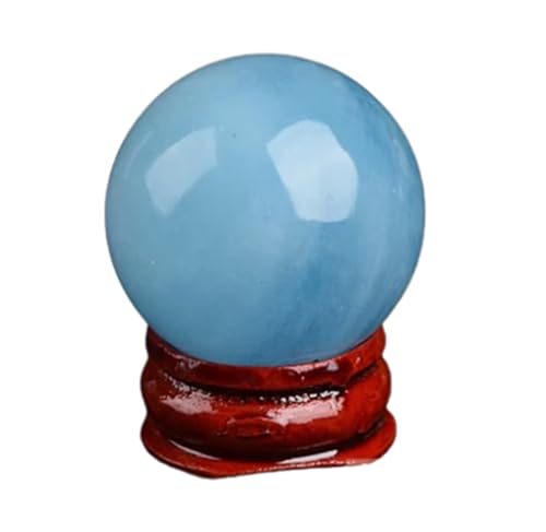 Globe en aigue-marine et pierre gemme pour décoration de table et salon moderne
