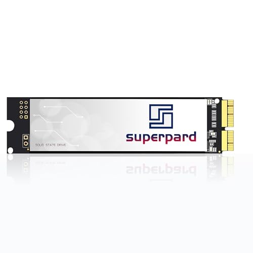 Superpard Disque Dur SSD 256Go pour MacBook Air A1465/A1466 (2013-2017), MacBook Pro A1502/A1398 (2013-2015), iMac A1418/A1419 (2013-2017), Mac Mini (2014),...