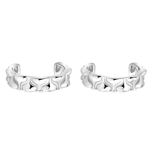 Faux piercing cœur en argent 925 SOFIA MILANI : le style rock chic sans trou aux oreilles