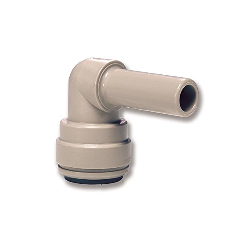 John Guest PI221616S Push-to-Connect Stem Elbow Adapters, 1/2