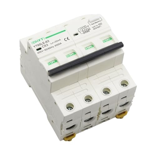 Disjoncteur différentiel YT65LE-63 haute performance 4P 63A 400V